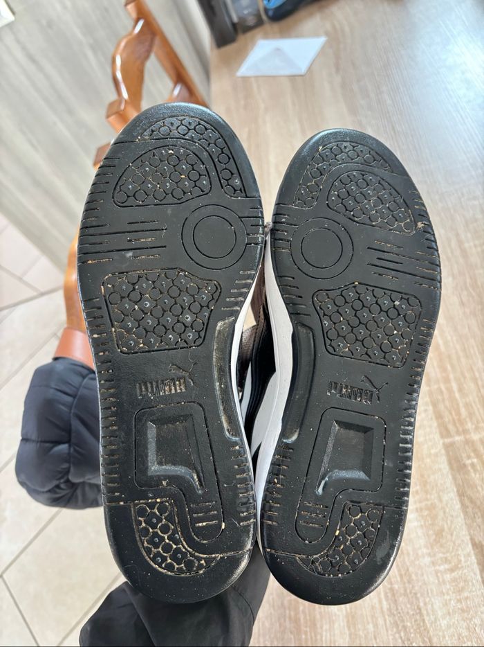 Baskets montantes Puma noires et blanches – Taille 39 (EU) - photo numéro 5