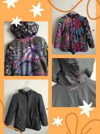 Veste Desigual fille en 7-8 ans réversible