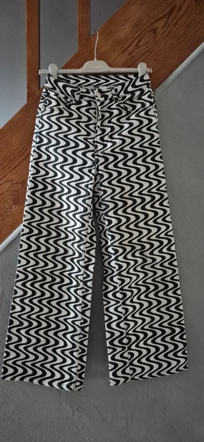 Pantalon à motif