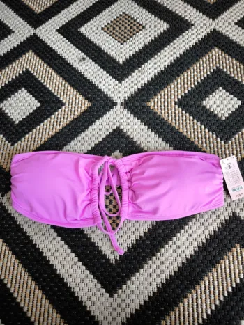 Haut de bikini bandeau rose – Ardene – Taille M