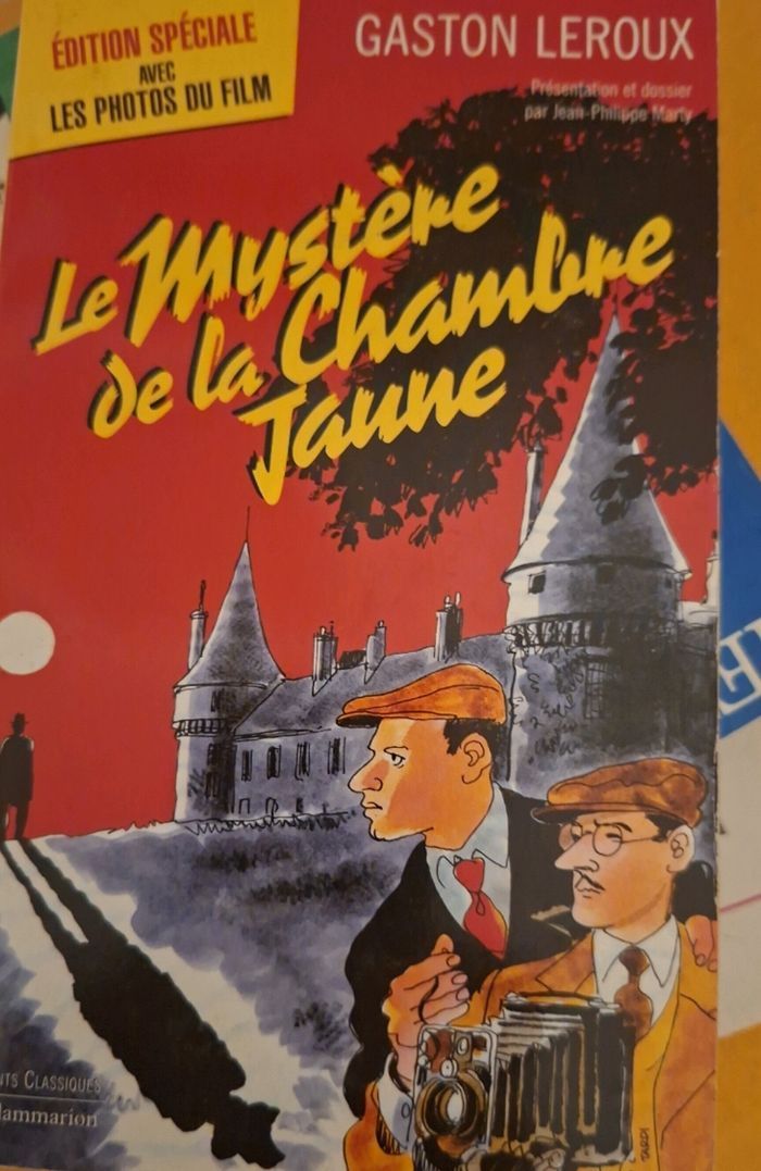 Livre mystère de la chambre jaune