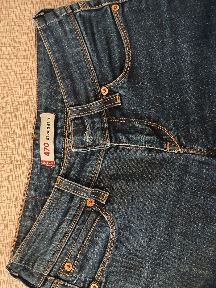Levi's jean 470 straight fit taille basse 34 - photo numéro 4