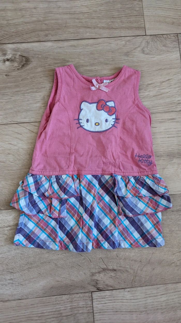 Robe Hello Kitty en coton 6 Mois