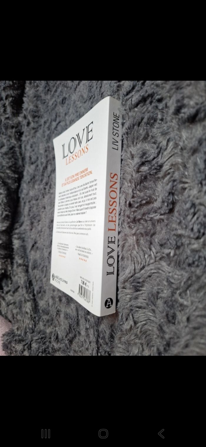 Livre "Love Lessons" de Liv Stone - photo numéro 3