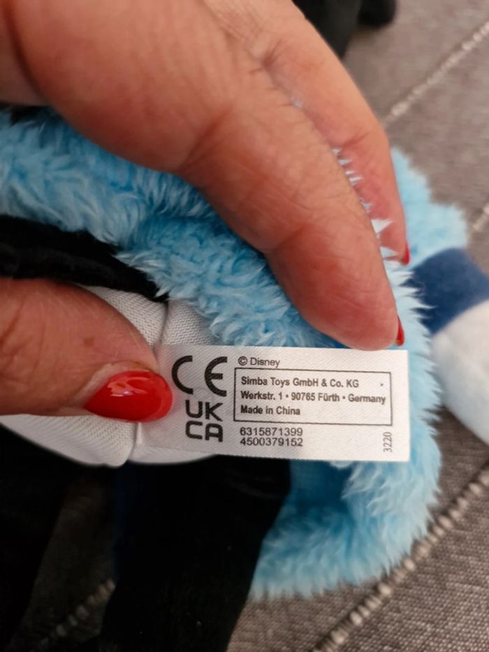 Peluche "Mickey " - photo numéro 3