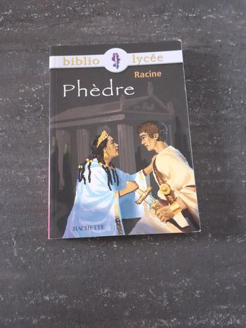 Livre Phedre de Racine