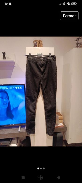 Pantalon skinny noir