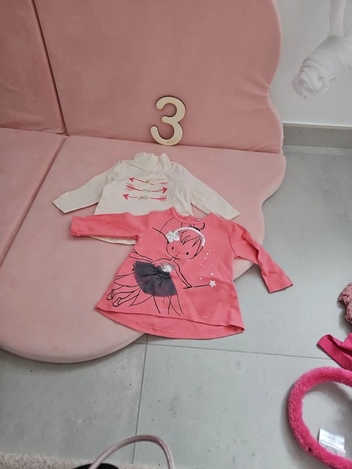 Lot de 2 hauts manches longues