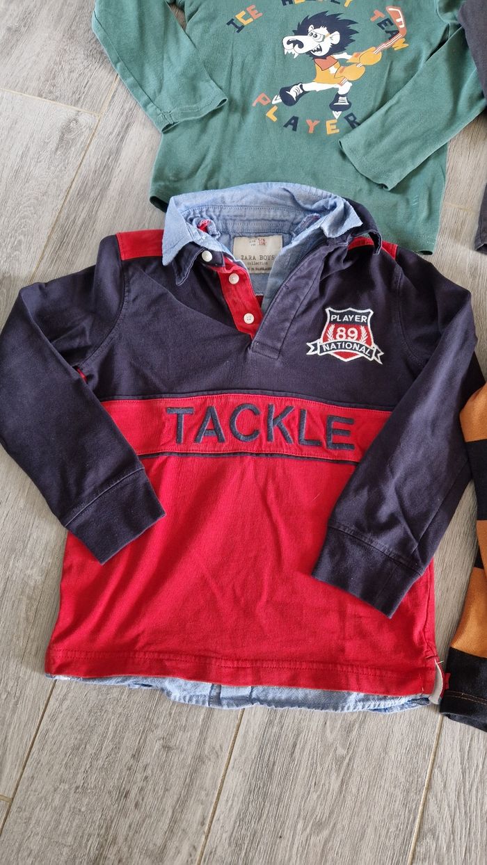 Lot de 2 polos léger et 2 sous pulls, 6 ans - photo numéro 2