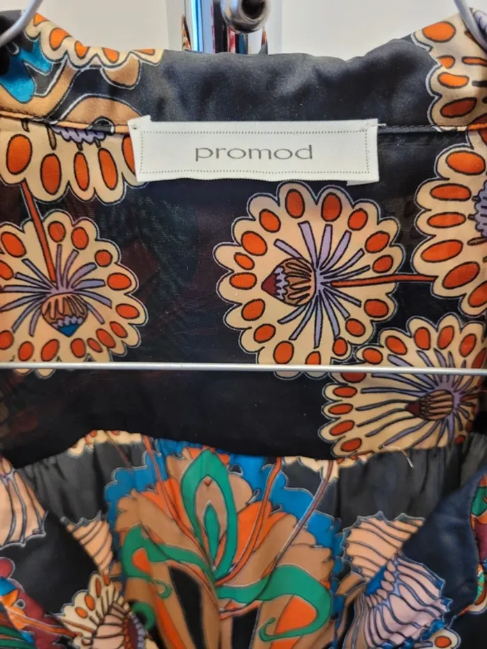 Chemises noir à motifs colorés - Promod - photo numéro 2