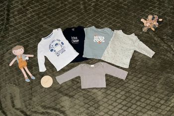 Lot t shirts manches longues