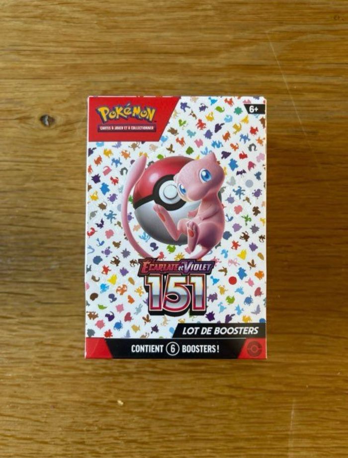 Bundle 151 ev3.5 écarlate et violet Pokemon français 6 boosters