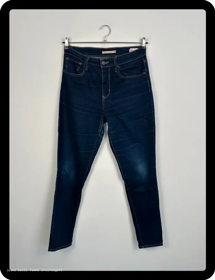 Jean Levi's Femme Marine | 721 High Rise Skinny | Taille W30 L30 FR40 | Très Bon État | BP62