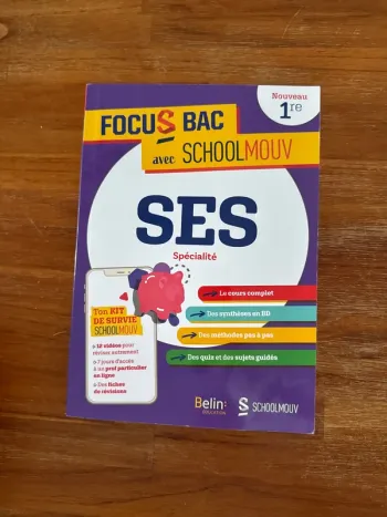 Livre ses spécialités première