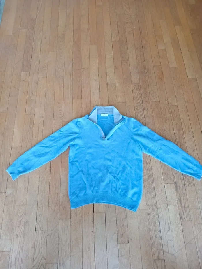 Pull homme laine (80%) et cachemire (10%) taille M , marque Gran Sasso Made in Italy - photo numéro 8