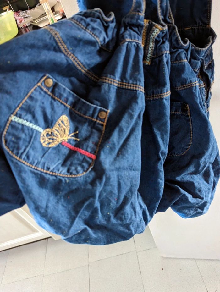 Robe en jean mouchetée - photo numéro 6