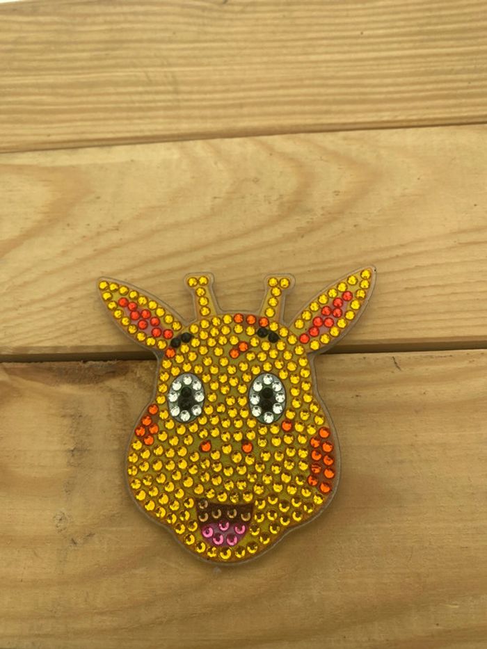 Magnet girafe 🦒 en diamond painting
