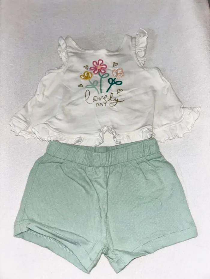 Ensemble été bébé fille 6mois