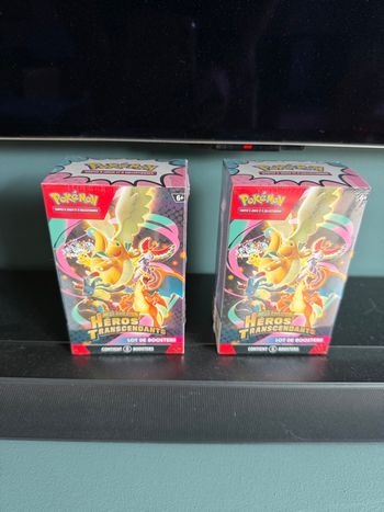 Lot de deux bundles ME2.5 Pokémon héros transcendantsi 