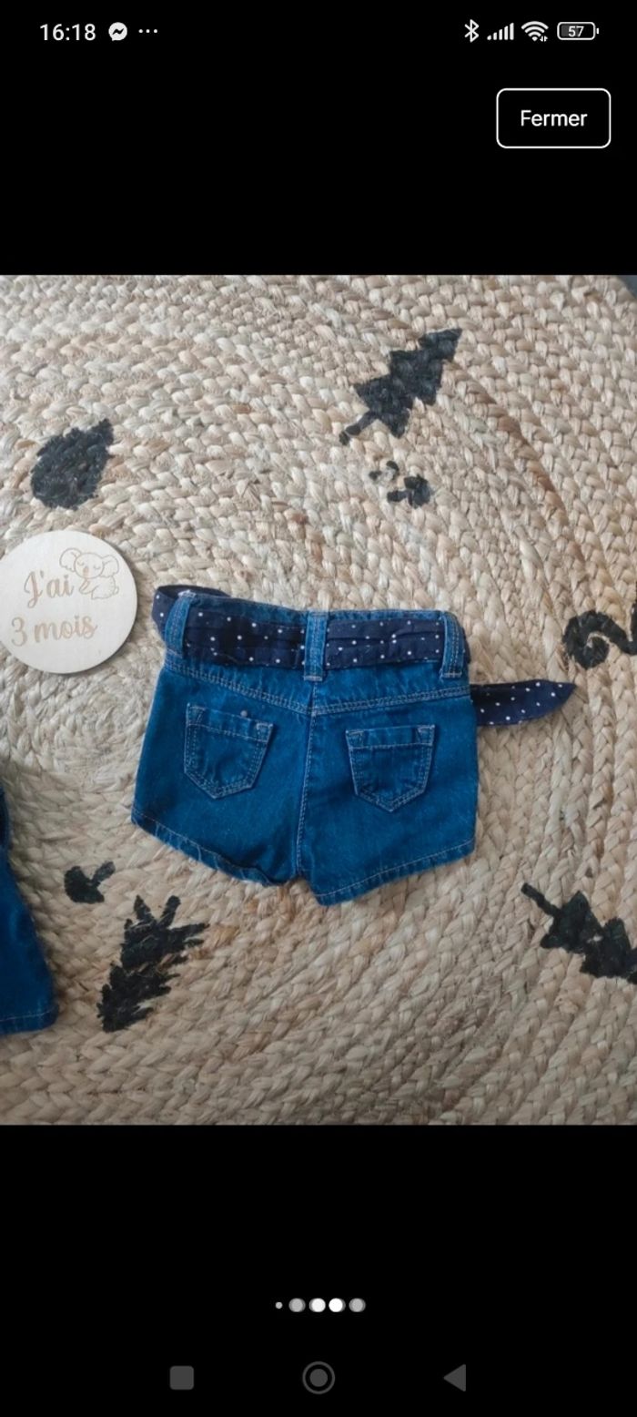 Salopette+ short 3 mois - photo numéro 5