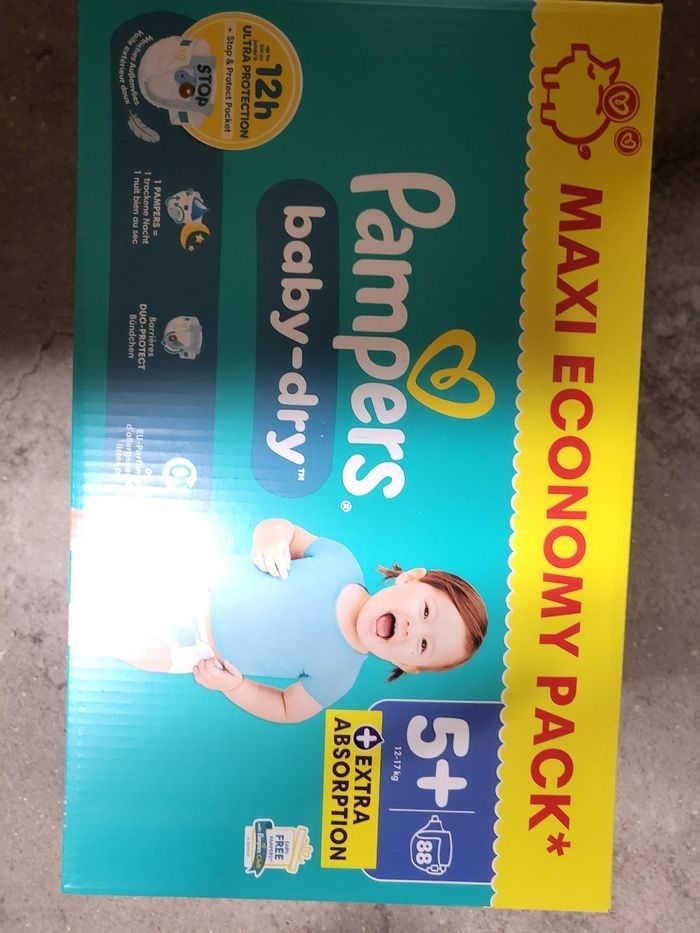 Pampers taille 5+