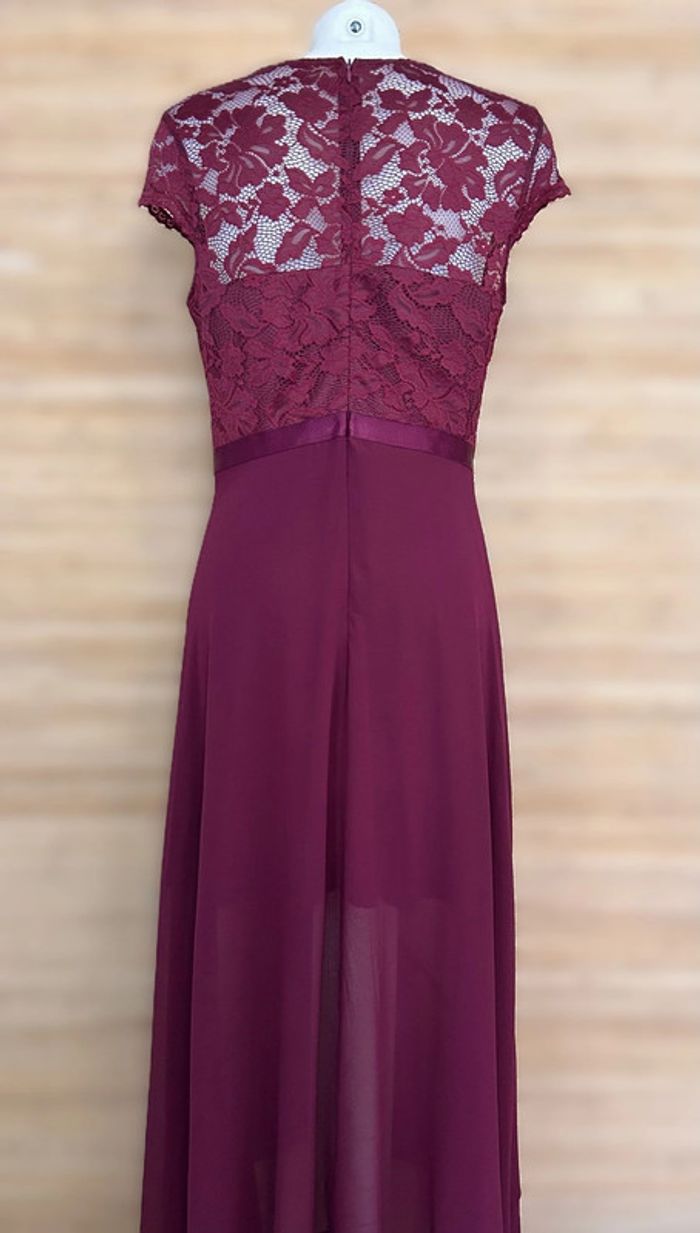 Robe rouge bordeaux taille L daisyaner - photo numéro 4