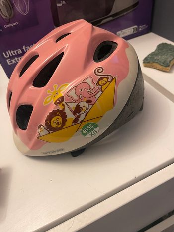 Casque vélo btwin xs enfant fille tbe