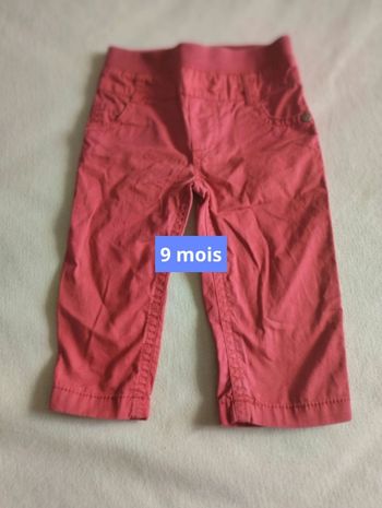 Pantalon taille 9  mois