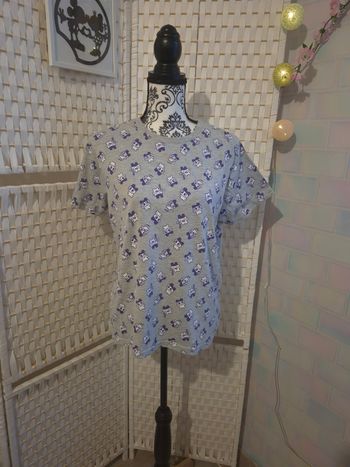 👾joli T-shirt Tamagotchi x Undiz gris chiné femme TM / 38