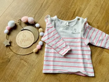 🌟Pull fille manches longues - 9 mois