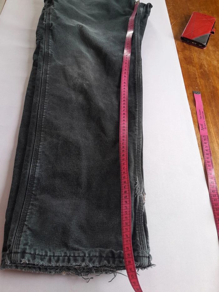 Jean Carhartt pièce rare doublé carreaux workwear 34 - photo numéro 13