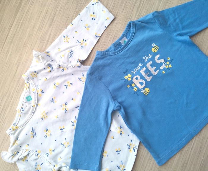 Lot 2 t-shirts manches longues - photo numéro 2