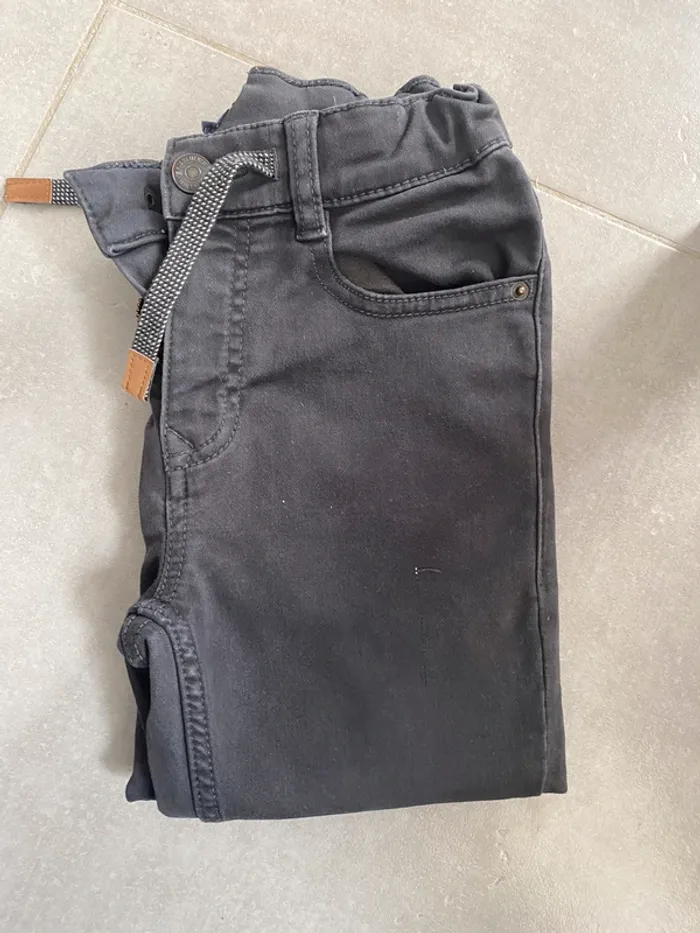 Jean gris slim kiabi 9 ans