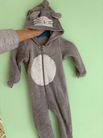 surpyjama gris chat