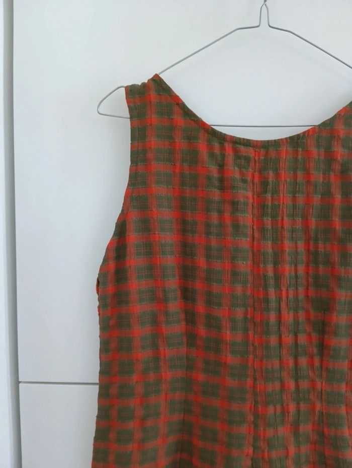 Robe vintage longue handmade fendue à l'arrière. - photo numéro 5