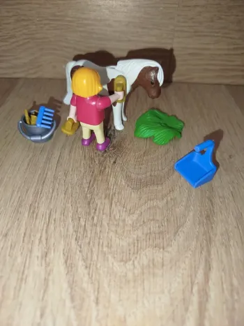 Fille avec son poney Playmobil