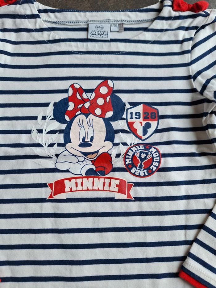 T-shirt disney minnie 8 ans - photo numéro 2