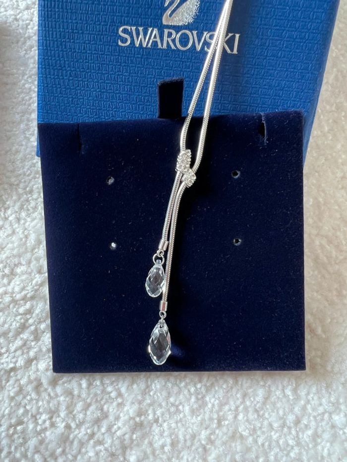 Collier argenté Swarovski