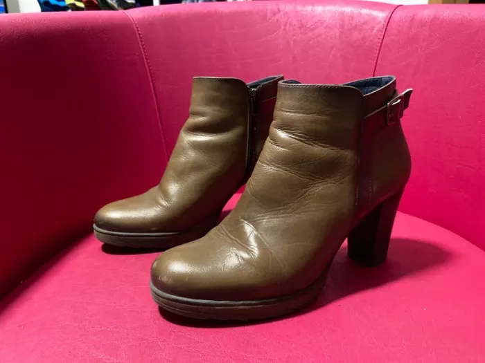 Bottine cuir marron taille 38 - photo numéro 3