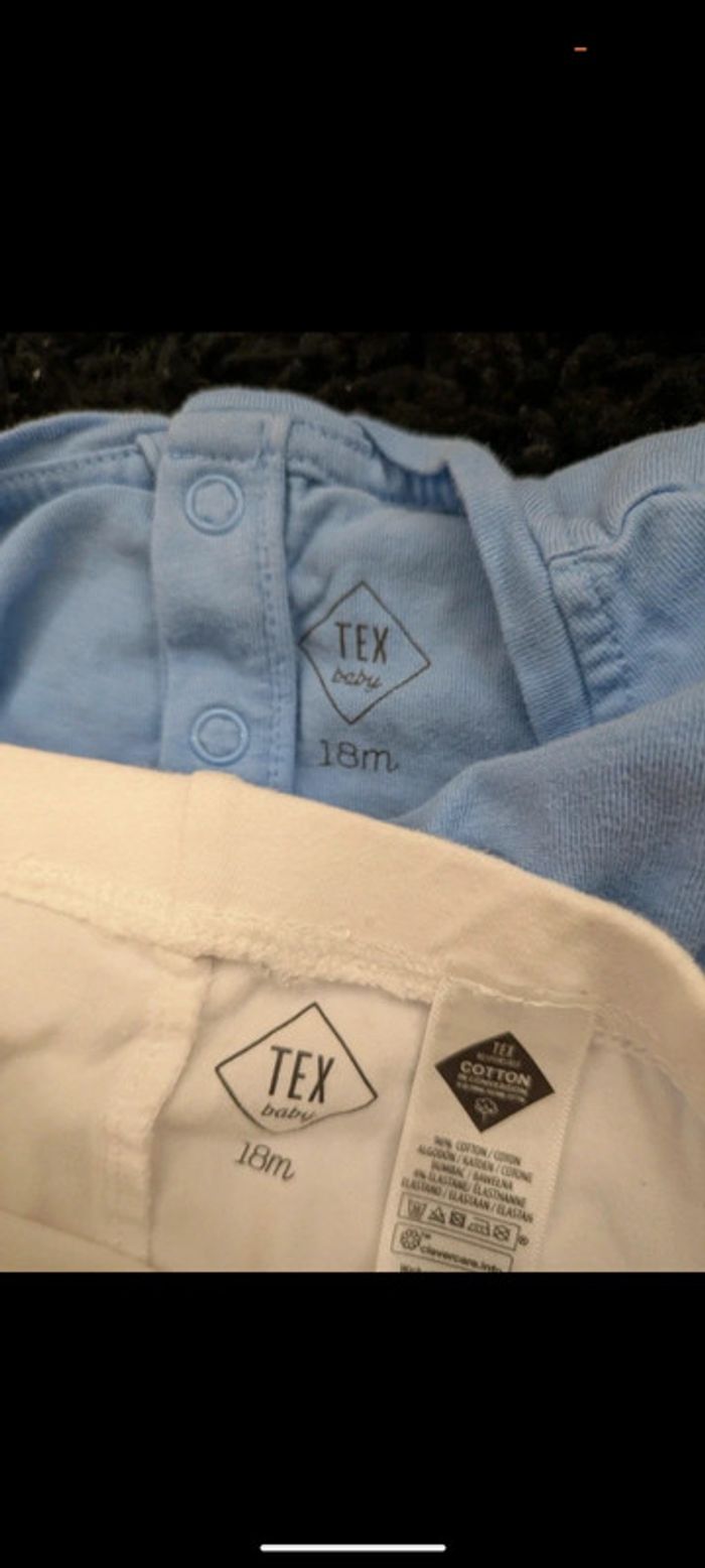 Ensemble 18 mois bleu blanc - photo numéro 5