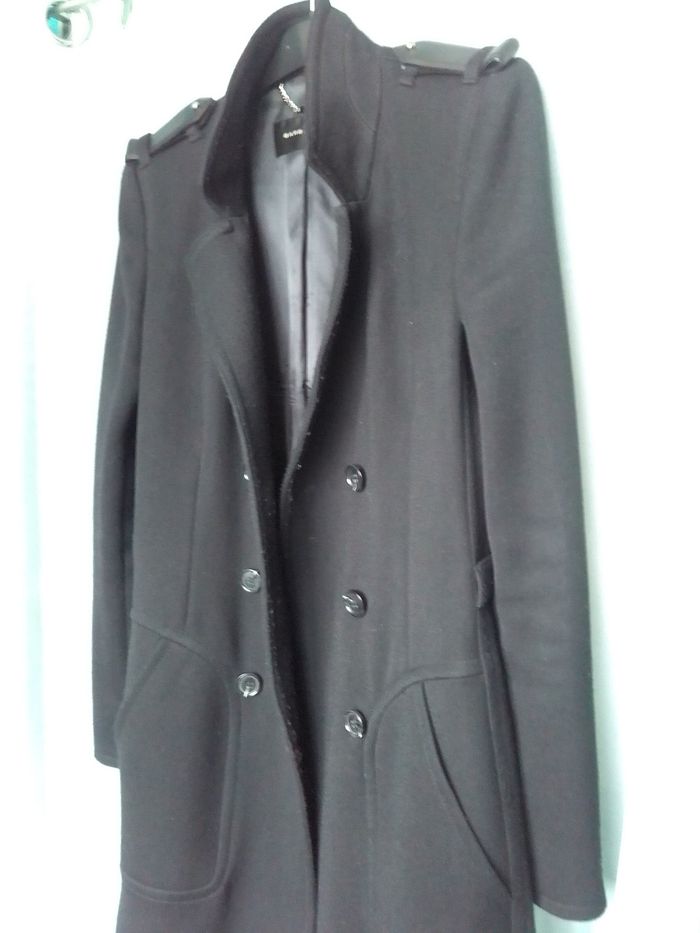 Magnifique manteau avec cuir BARBARA BUI - photo numéro 2