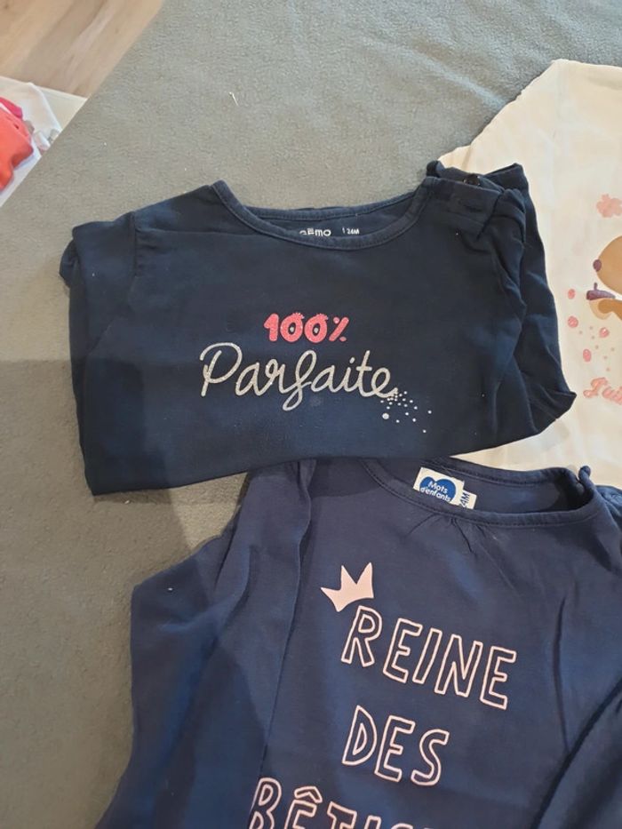 Lot de 8 tee-shirt manches longues - photo numéro 2