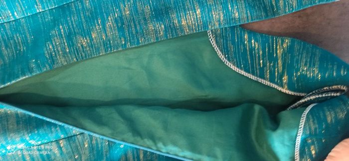Robe fait main turquoise brillante - photo numéro 10