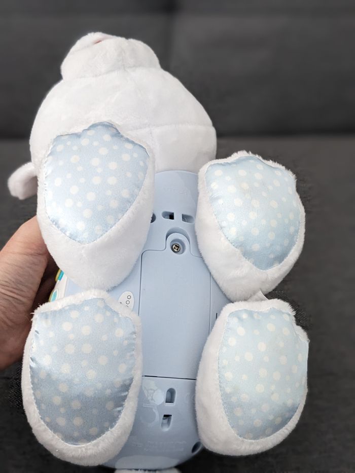 Peluche ourson vtech comme neuve - photo numéro 3