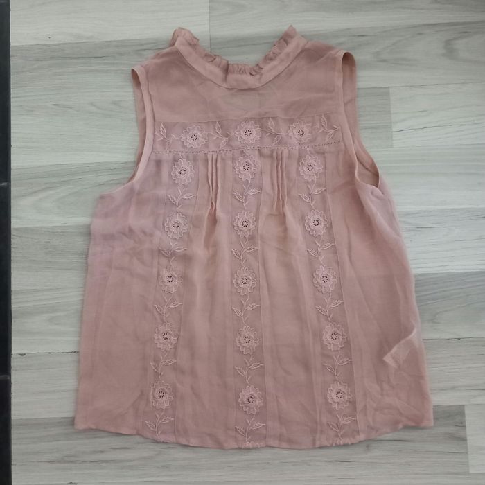 Chemisier femme sans manches beige Forever 21 taille M - photo numéro 5