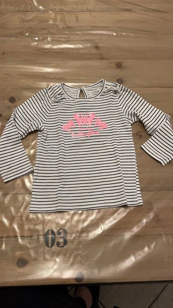 T shirt mariniere kimbaloo 18 mois