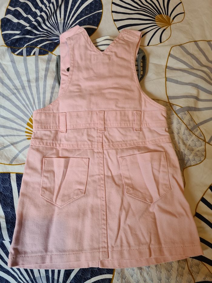 Lot 2 robes. 18 mois. Rose grain de blé. Grise Tim pouce. - photo numéro 7