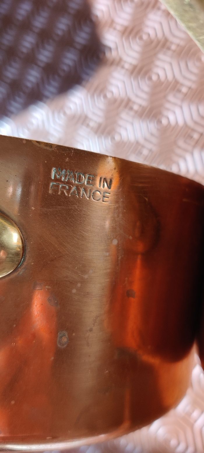 Casseroles en cuivre made in France - photo numéro 6
