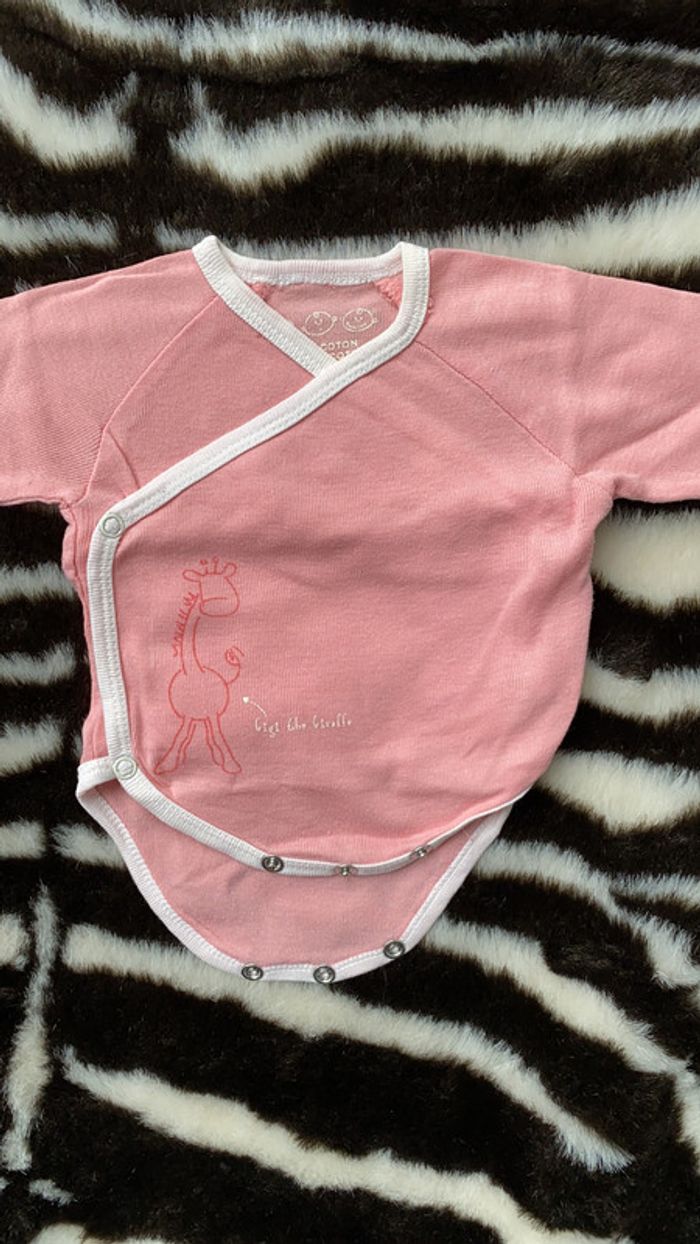 Body 100% coton 0 mois