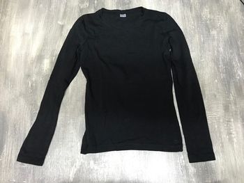 T-Shirt à longues manches noir